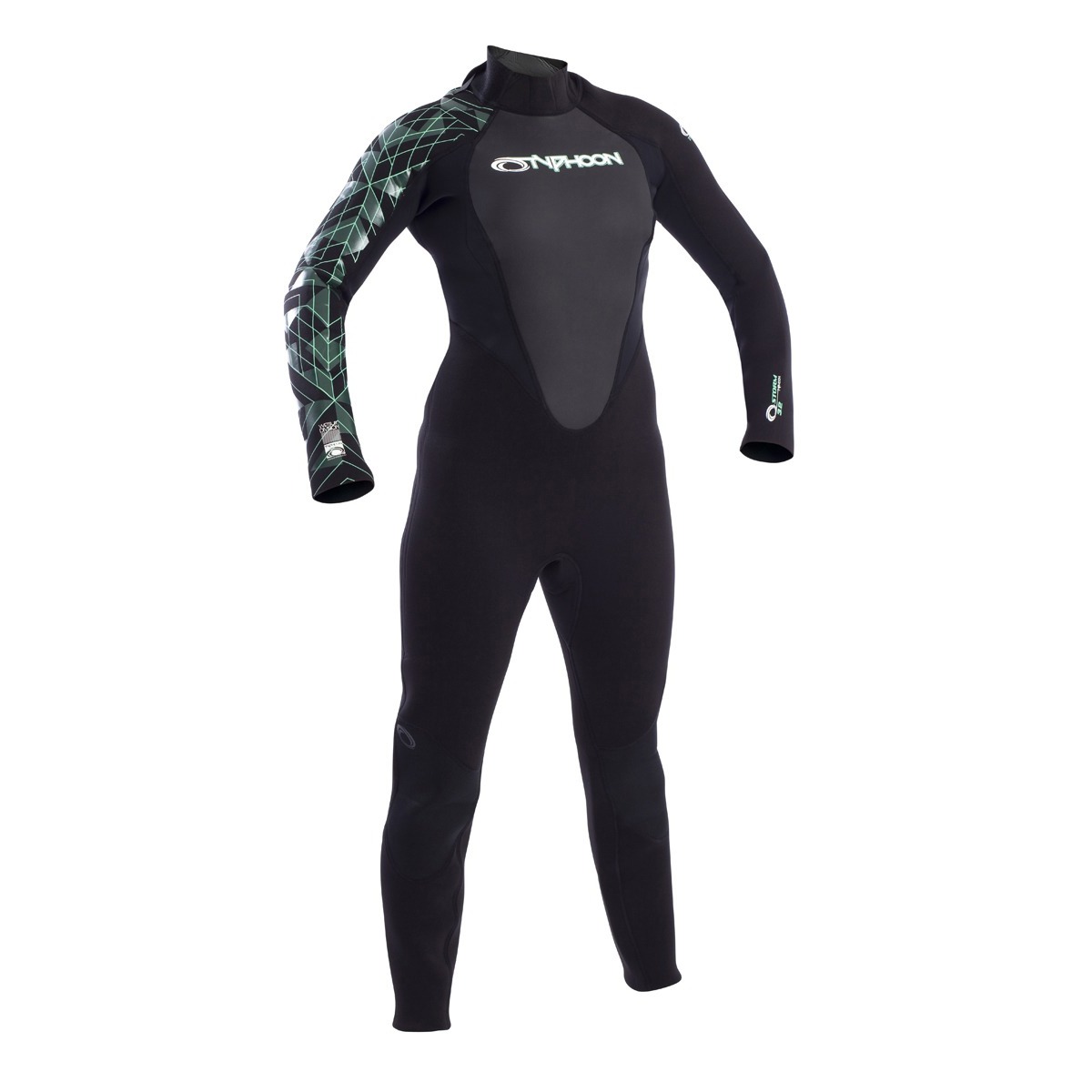 Typhoon Ladies Storm 3/2mm back zip wetsuit - North Coast Wetsuits