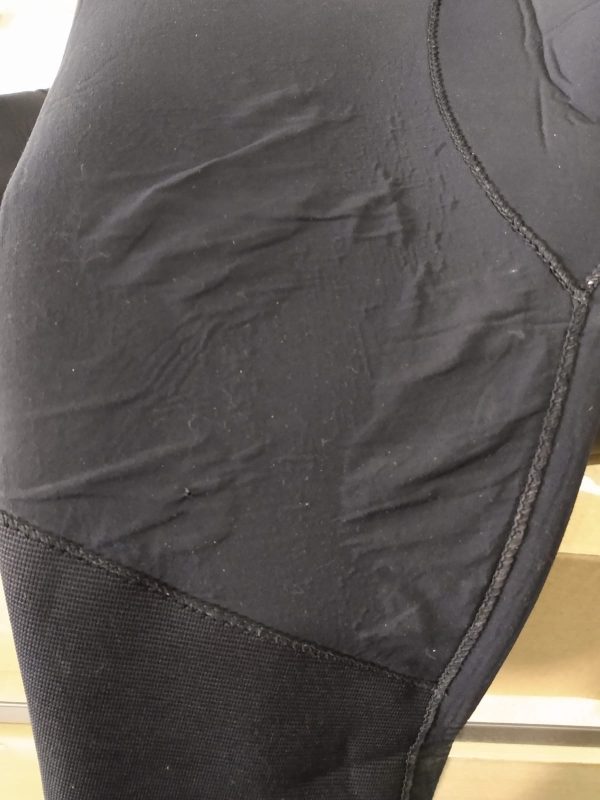 Wetsuit care tips: the problem with folding (and creasing) your wetsuit.