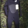 Used / pre-loved NCW junior full 5mm chest zip winter wetsuit age 11-12 approx.