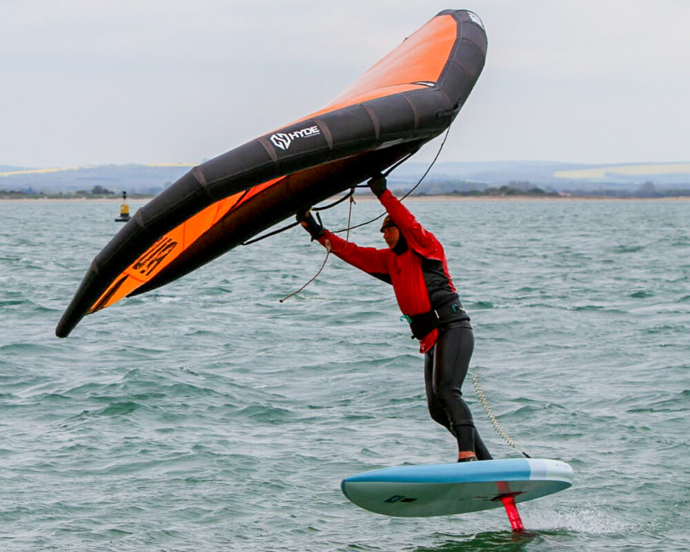 Windsurf foiling and wing foiling Mike Pringuer