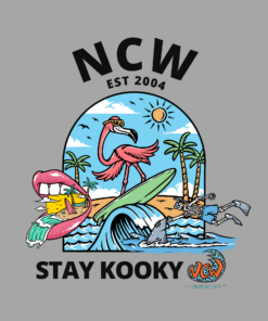 NCW Stay Kooky flamingo tee