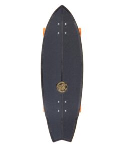 Santa Cruz Flame Dot Shark CX surf skate complete 2