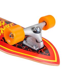 Santa Cruz Flame Dot Shark CX surf skate complete 4