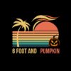 Six Foot and Pumpkin Sunset Lines tee