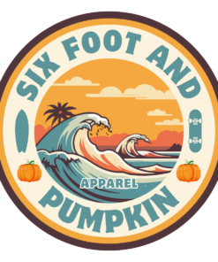 Six foot and pumpkin logo