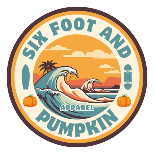 Six foot and pumpkin logo