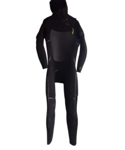 Used Adult Mens Quicksliver Syncro 4/3 hooded wetsuit - L.S