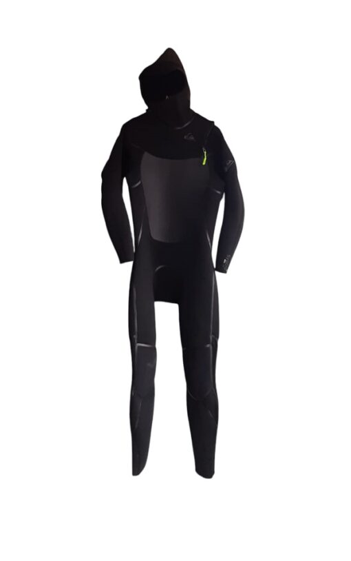 Mens used Quicksilver Syncro 4/3 hooded wetsuit - size LS